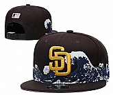San Diego Padres Team Logo Adjustable Hat YD (1)